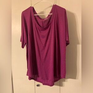 Fushcia colored Lane Bryant blouse